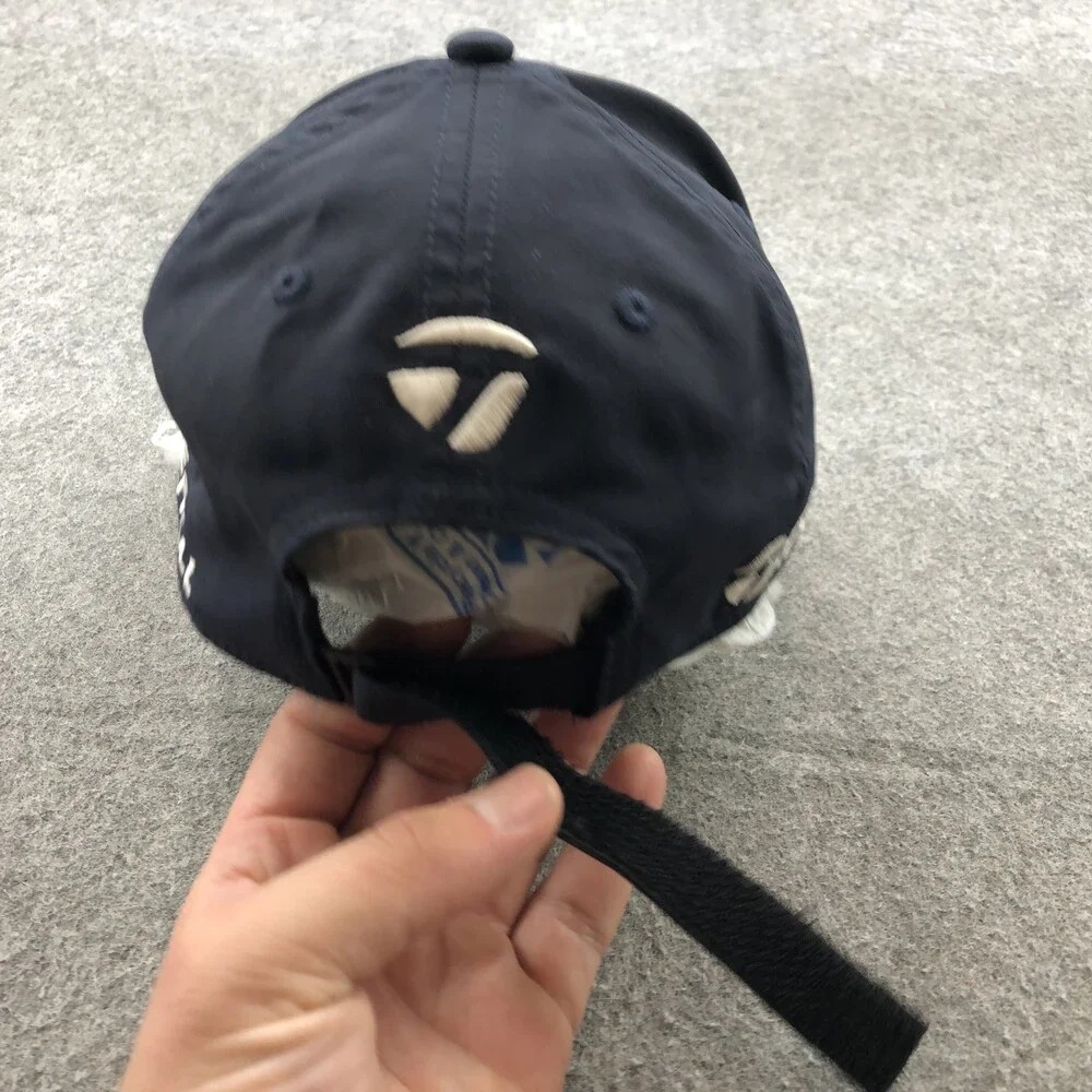 Spider Hat Cap Strap Back Mens Navy Blue Golf Pure Roll TaylorMade One Size - Picture 5 of 8